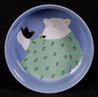 Paris Bottman Polar Bear Cereal Bowl Vtg 1988 Japan